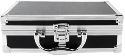 Orivin Aluminium Frame Tool Box, with Padded Padded Foam Aluminum Alloy Suitcase, Suitable for Travel, Business Trip, Work, 23 X 16 X 7.5 Cm