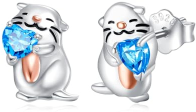 REDSUN Koala Ohrstecker Tiere Mädchen 925 Sterling Silber Koala Ohrringe Gold Tiere Koala Schmuck Koala für Damen Frauen Kinder