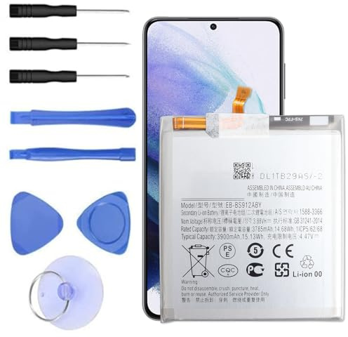 JIMACRO 3900 mAh Batterie Kompatibel mit Galaxy S 23, EB-BS912ABY Akku Kompatibel mit Galaxy S23 SM-S911B SM-S911U SM-S911U1 SM-S911N mit Reparatur Werkzeugsatz (Nicht für S23 Ultra)