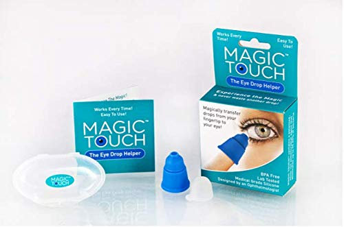 Eye Drop Applikator von Magic Touch, einfach zu bedienende Augentropfen-Anleitung, mit gratis Reiseetui