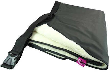 Ubio Manta Térmica, Termorreguladora e Impermeable para Silla de Ruedas – Protección contra Frío y Lluvia, Talla M 90x105cm, Cubre Piernas Antiviento Invierno - Fabricado en España