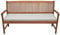 Beautissu Bankauflage - Bequeme Sitzkissen für Gartenmöbel - waschbare Bankkissen Sitzauflage - Gartenbankauflage Outdoor - Palettenkissen 180x48x5 cm - Hellgrau - Base BK