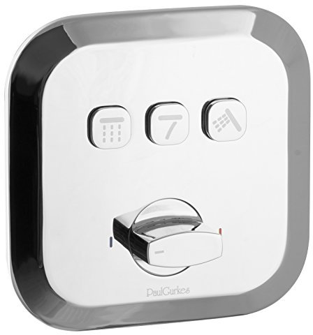 PaulGurkes Unterputz 3-Wege Shower Action Select Armatur für Grundkörper PGBASIC Duscharmatur Mischbatterie Wannenarmatur Push Knopf