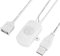 Kafuty Détecteur de Mouvement PIR Interrupteur Infrarouge PIR Commutateur avec Capteur de Mouvement PIR 120 Degrés de Détection avec Port USB 4A DC 5-24V (Blanc)