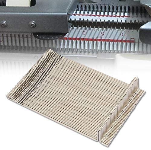 Sheens Strickmaschine Nadel, 50PcsNeedle Stahl Nadeln Set Strickmaschine Strickmaschine Zubehör cm Fit für LK100 LK150 KH360