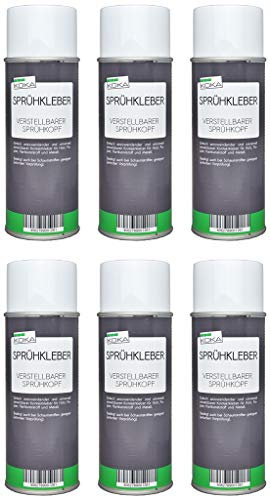 KOKA - Colla spray per legno, regolabile, universale, 400 ml