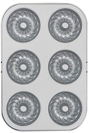 Decora 0070039 Stampo 6 Mini Kugelhopf Ø 7,5 Cm Antiaderente