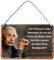 Blechschilder Lustiger Albert Einstein Spruch “Der Horizont vieler Menschen Kreis Radis Null – Standpunkt” Deko Hängeschild Metallschild Schild Geschenk zum Geburtstag oder Weihnachten 18x12 cm