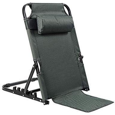 Adjustable Padded 5-Position Adjustable Bed Backrest Support Professional Disability Back Rest Bed Support Includes Head Pillow,Read Eat Watch TV in Bed, Chair or Couch for Bay Window Reading Watc