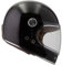 BY CITY Retro Motorradhelm Integralhelm Fiberglas, BLACK SHINY, XL