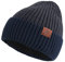 ZASFOU Winter Strickmütze für Herren Damen mit Fleece gefüttert, Warme Weiche Slouchy Mütze Herren, Unisex Totenkopfmütze mit gerollter Manschette bei kaltem Wetter