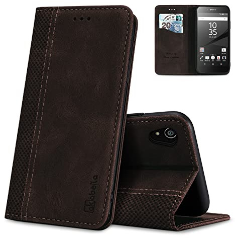 AKABEILA Hülle für Sony Xperia 1 III 5G Handyhülle PU Leder Flip Case Ständer Brieftasche Schutzhülle Klapphülle Tasche mit Kartenfach Standfunktion Magnetisch