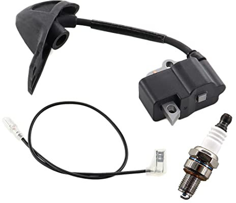 MCHNIC Zündspule mit Zündkerze für Stihl BG 56, BG 86, BG 86C, SH 86, SH 86C Laubbläser Ersetzt # 4241 400 1307