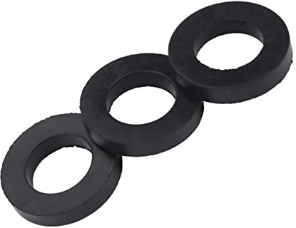 12pcs Gummi Unterlegscheiben, Dichtringe Schlauch Gummi Wasserhahn Anschluss Unterlegscheiben für Wasserschlauch Wasserhahn Verbinden (1/2)