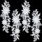WEBEEDY 4 Stück 2 Paare Spitze Spitzenkragen Spitzenborte Applikation Spitzenapplikation 3D Blumenstickerei Patch Spitzenborte Kragen Für DIY Dekorierte Craft Nähkostüm