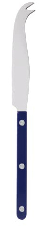 SABRE PARIS - Käsemesser 24 cm - Bistrot - Für alle Käsesorten - Edelstahl & Nylon - Spülmaschinenfest - Marineblau