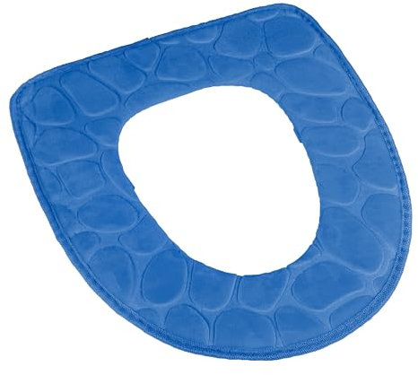 genialo TRI Soft-WC-Sitzauflage, Toilettenauflage Toilettensitzkissen weicher Toilettensitz, Klettverschluss, Polyester, 43 x 36,5 cm