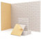Acoustic Panels, 12 Pack Sound Absorbing Panels Self-adhesive, Studio, Bedroom, Gaming Room, Office, Decorative Brick Acoustic Tiles for Walls Door Ceiling 11.8 X 11.8 X 0.4 Beige