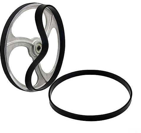 Bandsägen-Gummiband, 2 Stück, Holzbearbeitung, Bandsäge, Gummiband, Bandsäge, Scrollrad, Gummi für Ring für Holzbearbeitung, Bandsäge, 25,4 cm