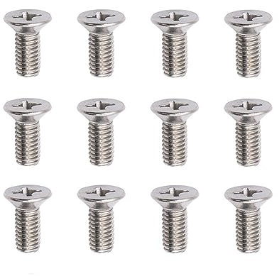 12PCS Car Brake Disc Rotor Screws,MoreChioce 93600-06014-0H Stainless Steel Retaining Screws Brake Disc Rotor Retaining Screws Kit Fit for K3 20