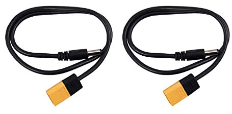 Niniang 2 x Netzkabel männlich Rc Xt60 auf DC5525 für Lötkolben Ts100