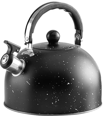 Tetera con silbido Tetera de acero inoxidable Hervidor de agua con infusor Hervidor clásico para estufa para el hogar, cocina, hotel, restaurante