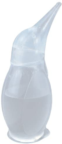 CRILSTYLEO Nasensauger Für Babys Und Säuglinge Manuelles Design Flexibler Nasensauger Aus Silikon Nasenreiniger Für Neugeborene Und Kleinkinder Sicher Und Effektiv