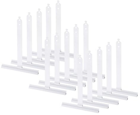 QUARKZMAN 30 muelles de suspensión para persiana, mini muelles para persiana aluminio recubierto de plástico, dos agujeros colgar láminas de persiana, motor de persiana perfiles