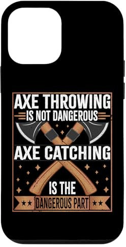 iPhone 12 mini Axe Catching Is Dangerous Hatchet Throwing Target Kit Fans Case