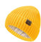 Durio Mütze Damen Strickmütze Herren Vielseitige Strickmütze für Damen und Herren Beanie Ideal für kaltes Wetter Gelb Einheitsgröße