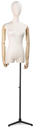 FHPEWXDG Schaufensterpuppe Büste Kleidung Schaufensterpuppen Weibliche Schaufensterpuppe Dummy Modell Brautkleid Schaufenster Regal Displayständer