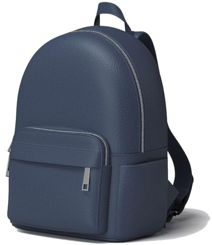 KMISSO Damen Rucksack Veganem Leder Vielseitig Praktisch 30608 Schwarz