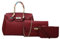YLQQdMK Damenhandtasche Frauenbeutel Mehrstufige Handtasche Litschäer Muster Schulter Messenger-Tasche-Rotwein