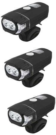 SUPVOX 3 per Bicicletta Faro Anteriore Torcia Ricaricabile E Design Sottile