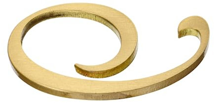 Gadpiparty Willkommens-türnummer Bronzefarbene Hausnummern Moderne Schwebende Nummer für Den Briefkasten Handwerkskunst für Den Außen- und Innenbereich und Lichtbeständig