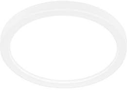 BRILONER - LED Ceiling Light with indirect Light, Flat, Neutral White, LED Ceiling Lights for Living Room, Bedroom, Lounge, hallways, 19 x 3 cm (DxH), White