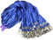 Antspirit 50 Stück blaue Lanyard Clip 32-Zoll flache Lanyard mit Abzeichen Clip Neck Lanyards für Schlüsselanhänger, ID-Karten/Abzeichen