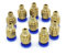 DollaTek 10 Pcs PC4-M6 Straight Fitting 4mm Gewinde M6-Anschluss für 3D-Drucker
