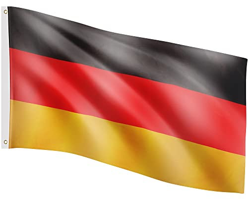 FLAGMASTER Flagge, 30 verschiedene Fahnen zur Wahl, Größe 120 cm x 80 cm, Deutschland