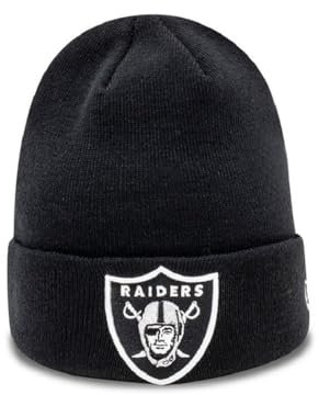 New Era Las Vegas Raiders Team Essential Cuff Knit Beanie - One-Size