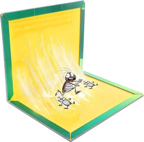 Pest Glue Traps (Pack of 5) | Multi-Use Pest Sticky Boards | Extra Strong Glue | For Use in Outdoors, Home, Garden & Office - Total Protection.