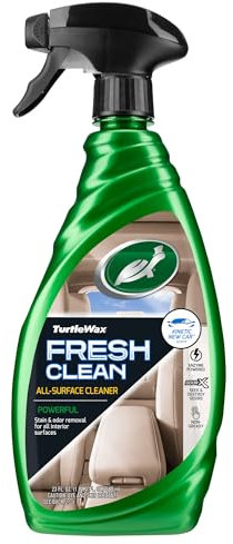 Turtle Wax Power Out Interior Car Cleaner, 500ml, Pack of 1, New Car Smell, Deep Cleans, Deodorizes and Protects, with Odour Eliminator Technology, Car Freshener Suitable for All Vehicles and Surfaces