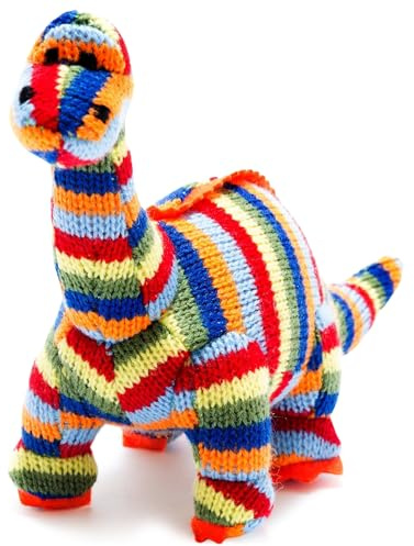 best years original by design BY4157 Plüschtier, Kuscheltier, Strickspielzeug, Mehrfarbig, S