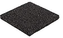 Terrassenpads 100x100x10mm (Set 150 Stück) - Stärke GummiPads - Unterleger aus Gummigranulat - Bautenschutzmatte aus Gummi - Unterlagepads