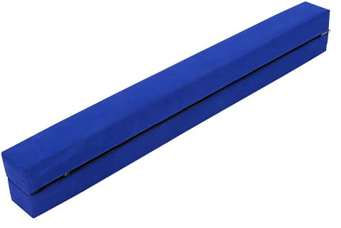 Greensen Schwebebalken, Faltbarer Balken Kinder Turnen Balance Beam Klappbarer Turnbalken Gymnastik Training Balance Beam Gymnastikbalken Ausgangsgymnastik Balance Balken für Zuhause Turnen Blau