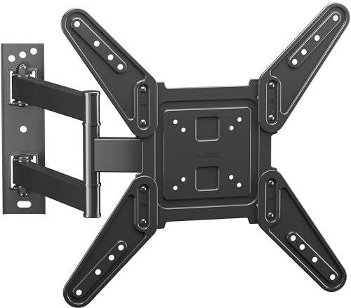 BONTEC TV Wandhalterung Schwenkbare Neigbare TV Halterung für 26-60 Zoll LCD LED OLED Plasma Flach & Curved Fernseher/Monitor bis zu 45KG, max VESA 400x400 mm