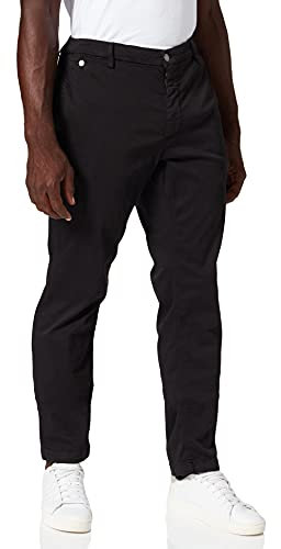 Replay Herren Chino Benni Regular-Fit Hyperflex X-Lite mit Stretch, Black 040 (Schwarz), 33W / 30L