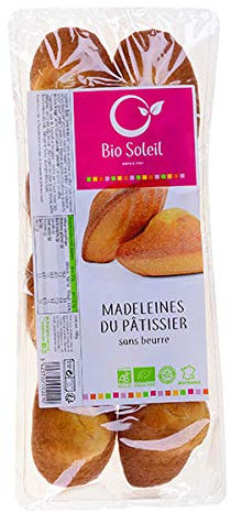Bio Soleil - Spécialité De Madeleines Sans Beurre X8 - Vendu par unité