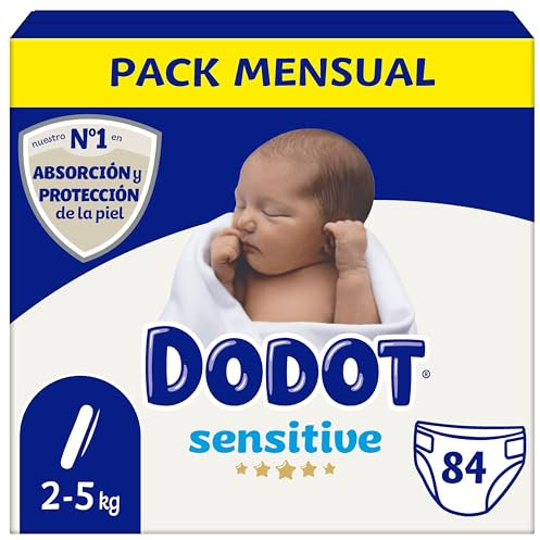 DODOT Sensitive Babywindeln, Größe 1, 84 Windeln, unser N1 für Hautschutz