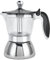BIKING Moka-Topf 4 Tassen Edelstahl-Kaffeemaschine, Moka-Kanne, Modern, Innovativer Design, 200 Milliliter, Acryl, Edelstahl, Zuhause, Büro, Hotel, Restaurant